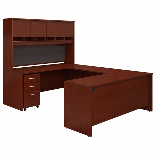 Bush Business Furniture BBF Series C 72W U Shaped Desk with Hutch and